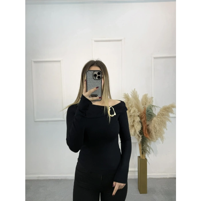 Limerence Gold Tokalı Bluz  060