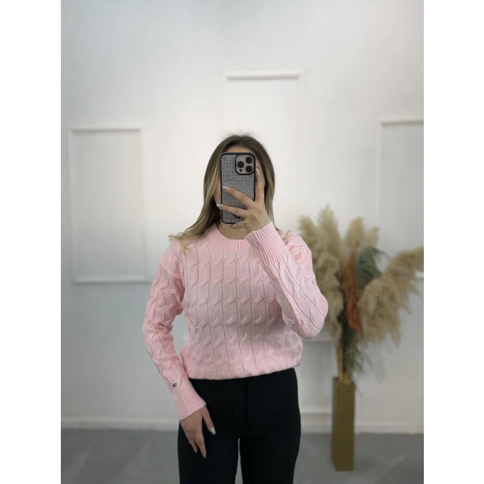 LivionTomy  Örgü Desenli Triko Kazak