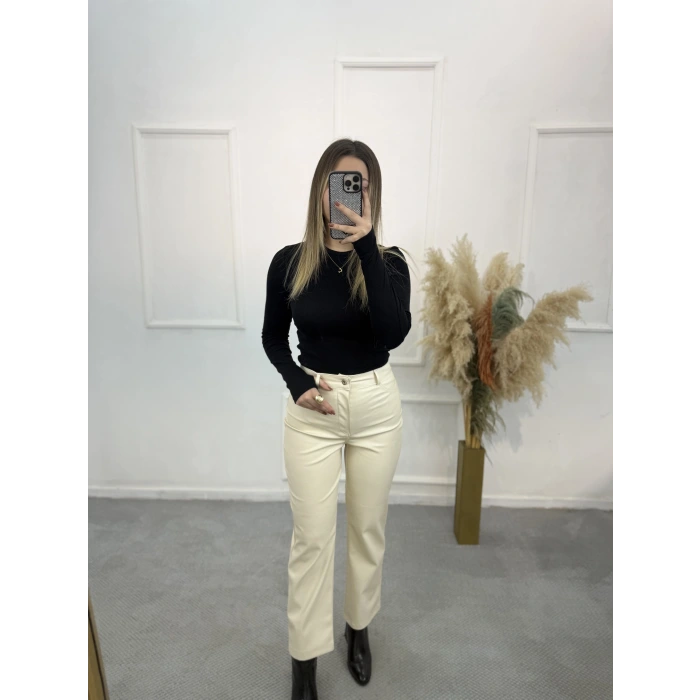 Mngo Model Deri Pantolon