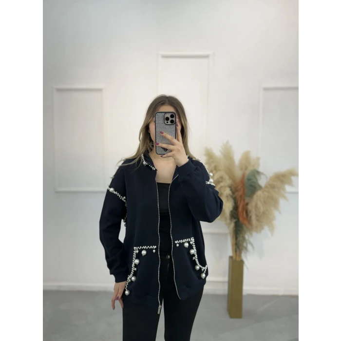 Muos İncili Kapişonlu Ceket