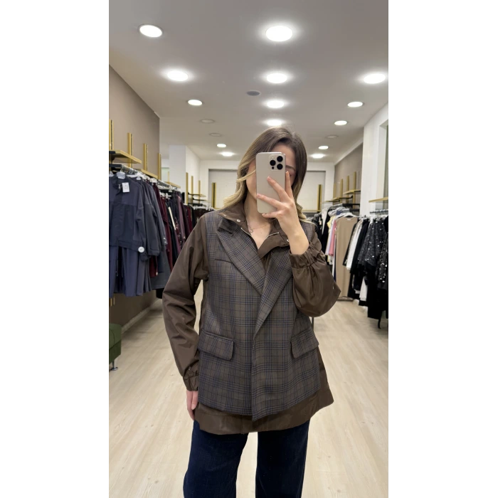 Orj.Marka Ekose Garnili Ceket