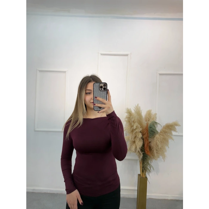 Pytor Degaje Yaka Yan Büzğülü Body