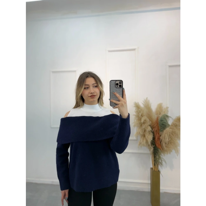 Qerina Madonna Yaka Triko Kazak