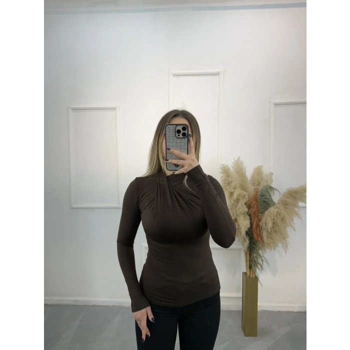 Ring Önü Büzgülü Bluz