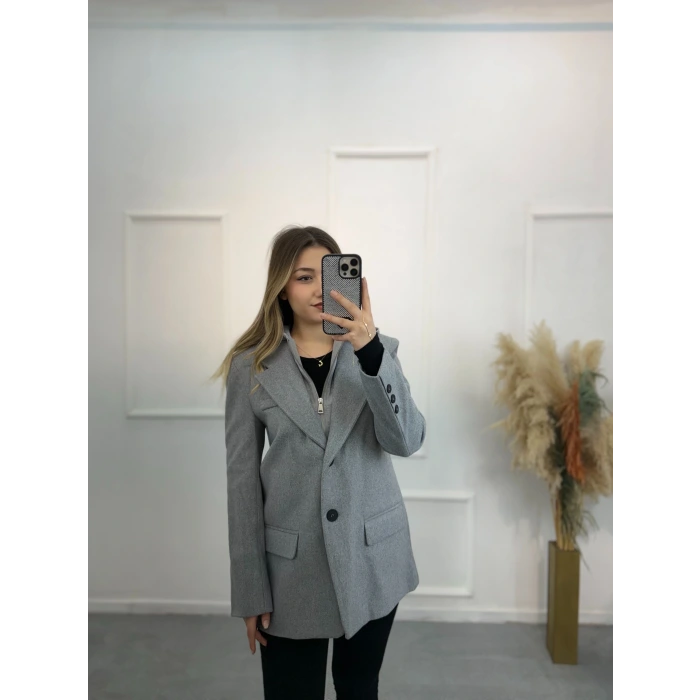 Selco Kapişonlu Blazer Ceket