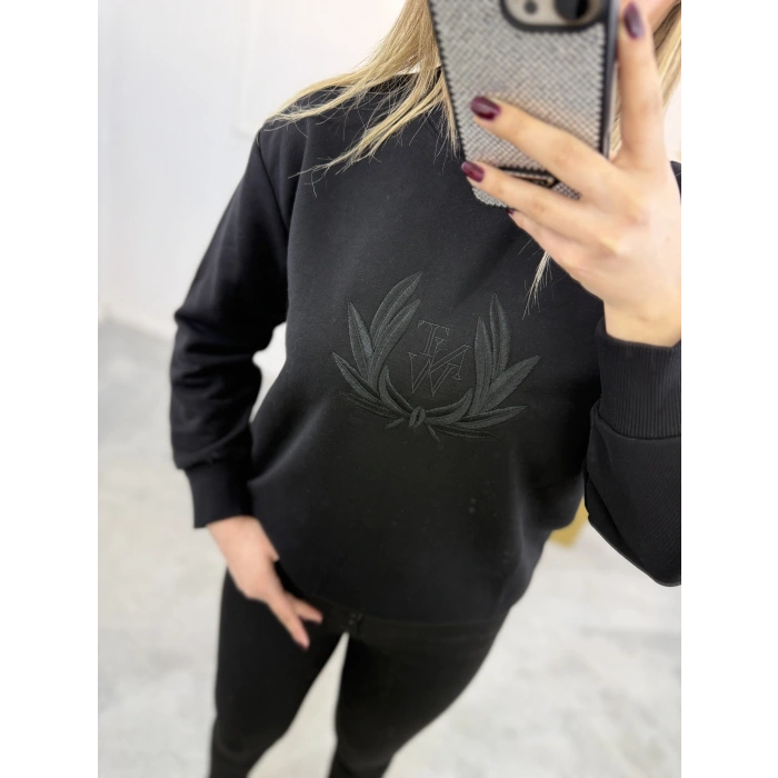 Stal Ntwork Nakışlı Sweatshirt