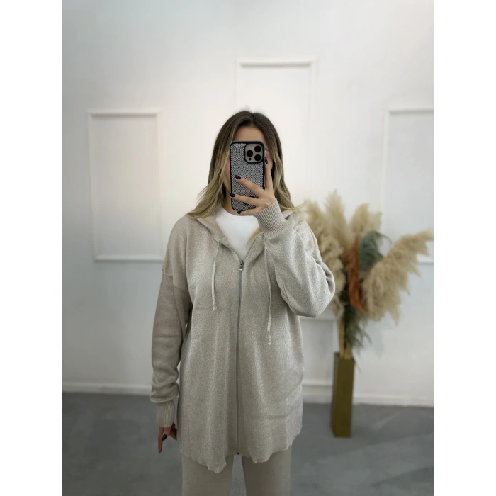 Tatar Simli Merserize Fermuarlı İkili Takım