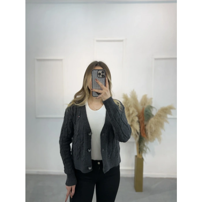 Tommy Hılf Düğmeli Hırka