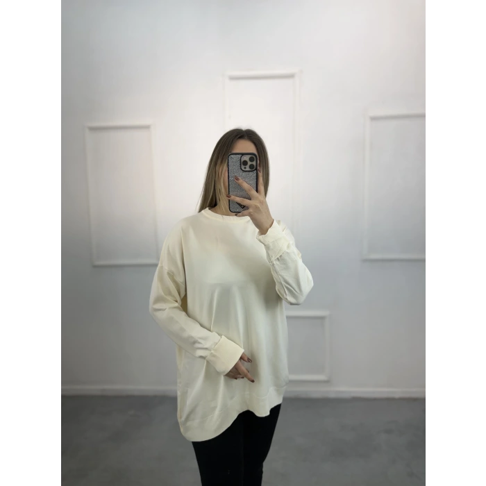 Ugly Yandan Düğmeli Merserize Tunik