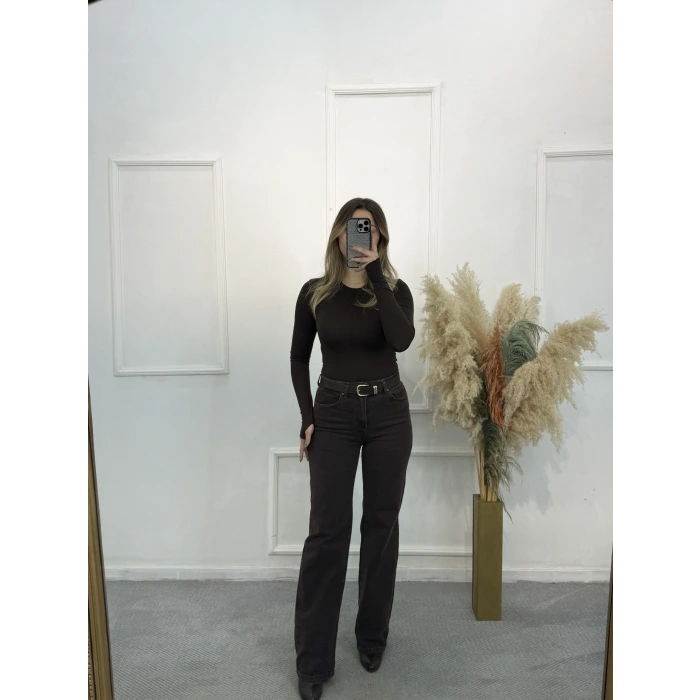 Vela Kemerli Yarım Likralı Palazzo Jean