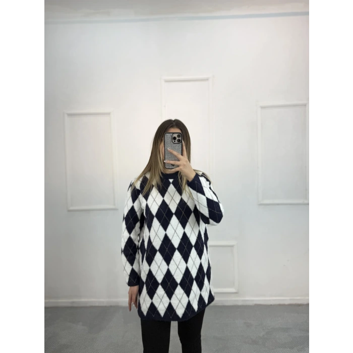 Vory Baklava Desen Simli Tunik