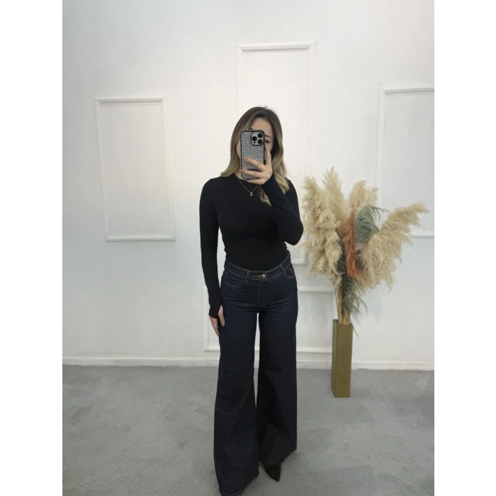 Zra Çımalı Likrasız Palazzo Jean