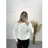 Klara Etnik Taş Detaylı Sweatshirt