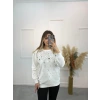 Klara Etnik Taş Detaylı Sweatshirt