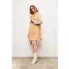 Sateen Kazayağı Kuşaklı Kaban - CAMEL