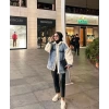 Shazel Kot Detaylı Peluş-KREM