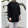 Taş Detaylı Sweat Tunik