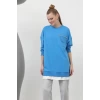 Zincir Cep Detaylı Sweat Tunik