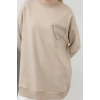Zincir Cep Detaylı Sweat Tunik