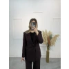 Zra Palazzo Pantolonlu Blazer İkili Takım