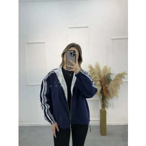 Ancient Trok Çakım Güpürlü Ceket