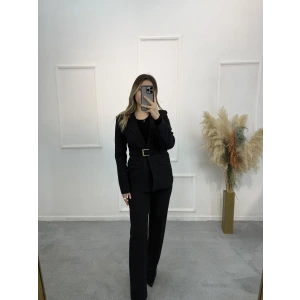 Eldrıtch Kemer Detaylı Blazer İkili Takım