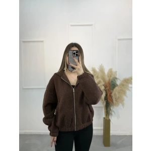 Nillo Taş Detaylı Kapişonlu Ceket