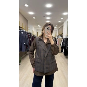 Orj.Marka Ekose Garnili Ceket