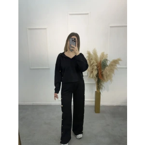 Seca Pantolon Çıt Düğme Detaylı İkili Takım