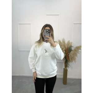 Taus Bymn Nakışlı Sweatshirt