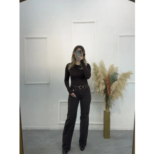 Vela Kemerli Yarım Likralı Palazzo Jean