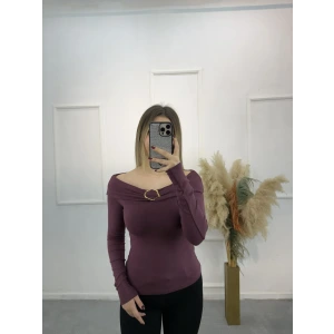 Vellichor Gold Tokalı Bluz