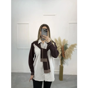 Yori Twst Model Çizgili Gömlek