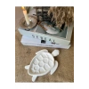 Kaplumbağa görünümlü dekoratif tabak/kase (20-15cm)