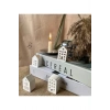Minimal 4’lü küçük ev dekoratif obje/biblo (5-5 cm)