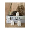 Minimal 4’lü küçük ev dekoratif obje/biblo (5-5 cm)
