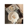 Büyük deniz kabuk şeklinde dekoratif tabak (15-15 cm)