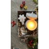 Atlıkarınca Işığı – Kar Tanesi Mum – Broş Yılbaşı Hediye Seti 3’lü | Casa di Duck