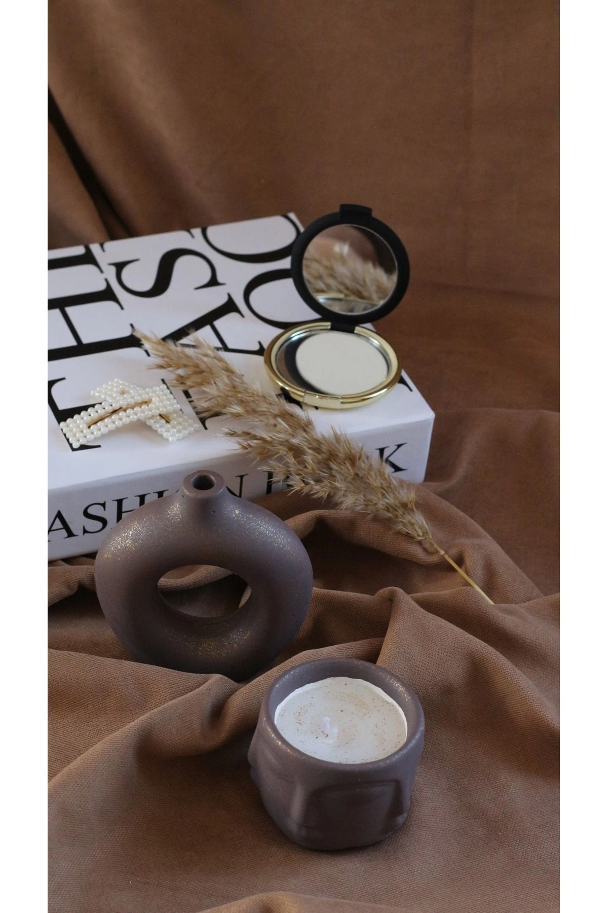 Havelka kokulu mum minimal vazo