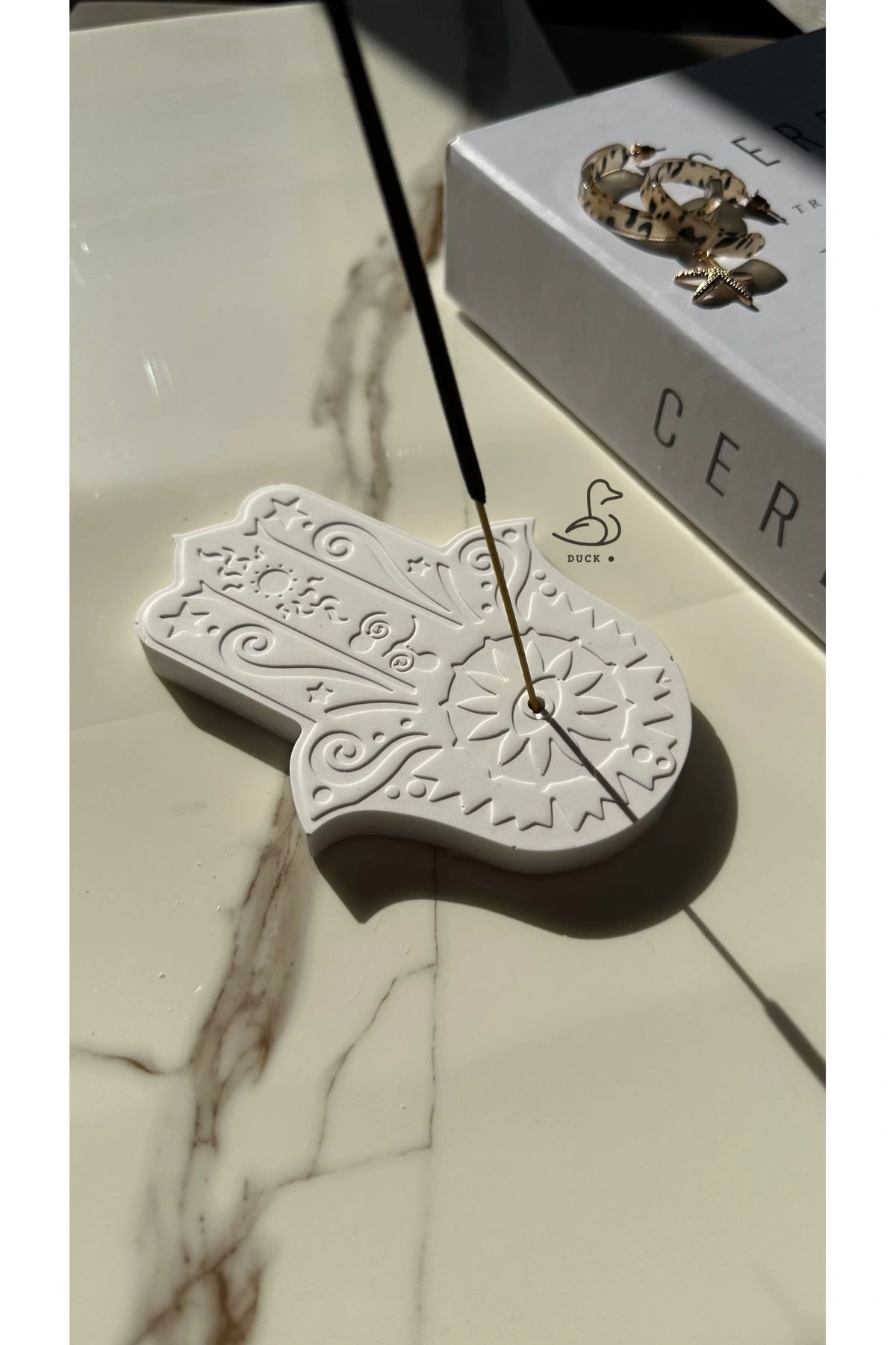 Dekoratif 2’li Fatıma’nın eli tütsülük şans