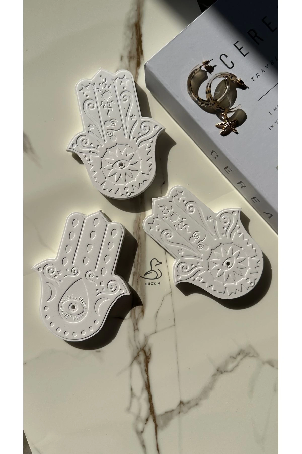 Dekoratif 2’li Fatıma’nın eli tütsülük şans