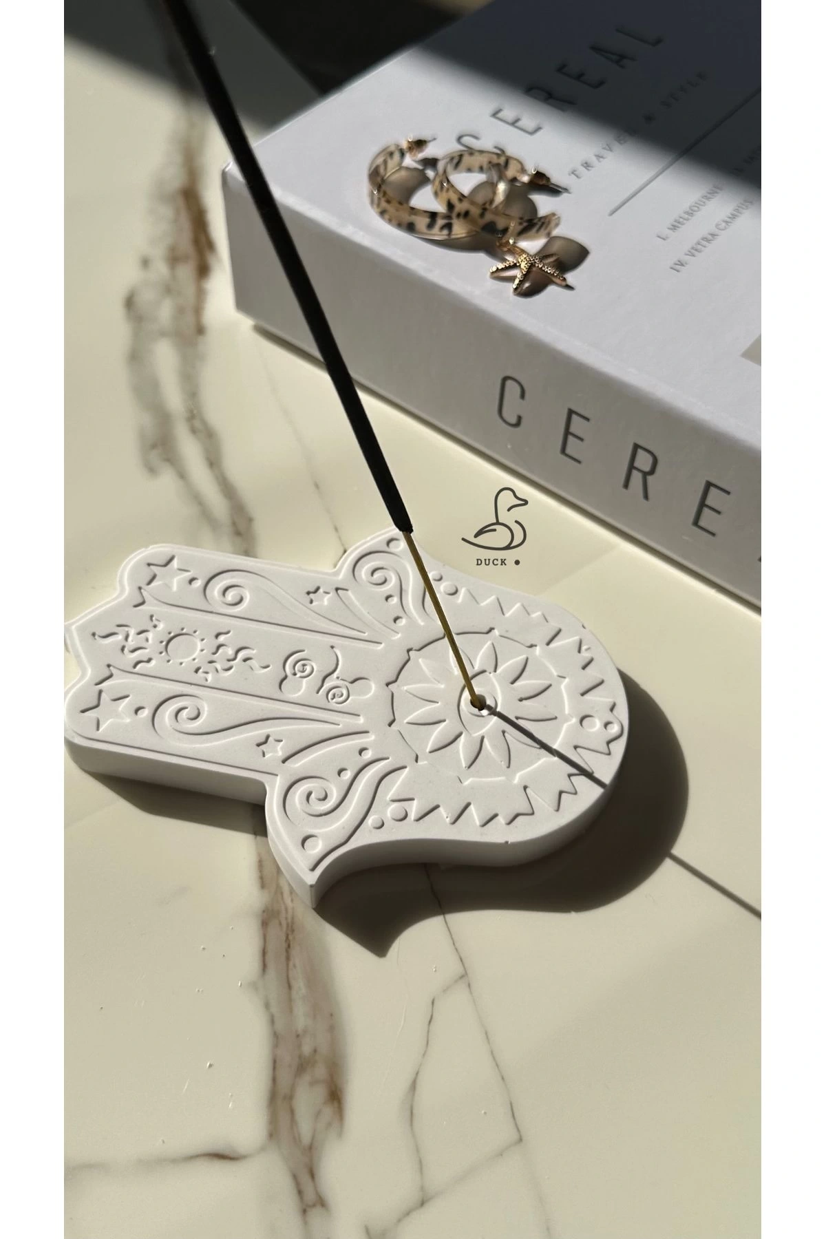 Dekoratif 2’li Fatıma’nın eli tütsülük şans