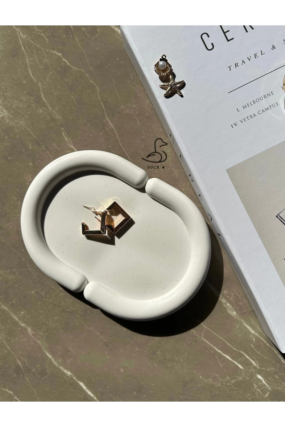 Bulut oval dekoratif tabak