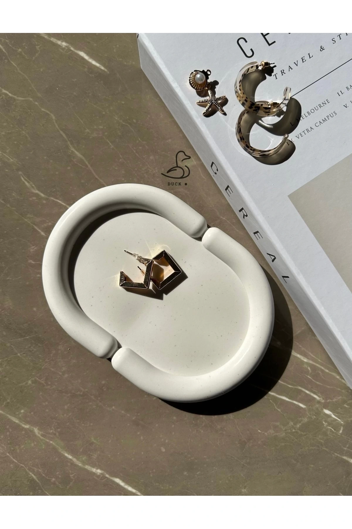 Bulut oval dekoratif tabak