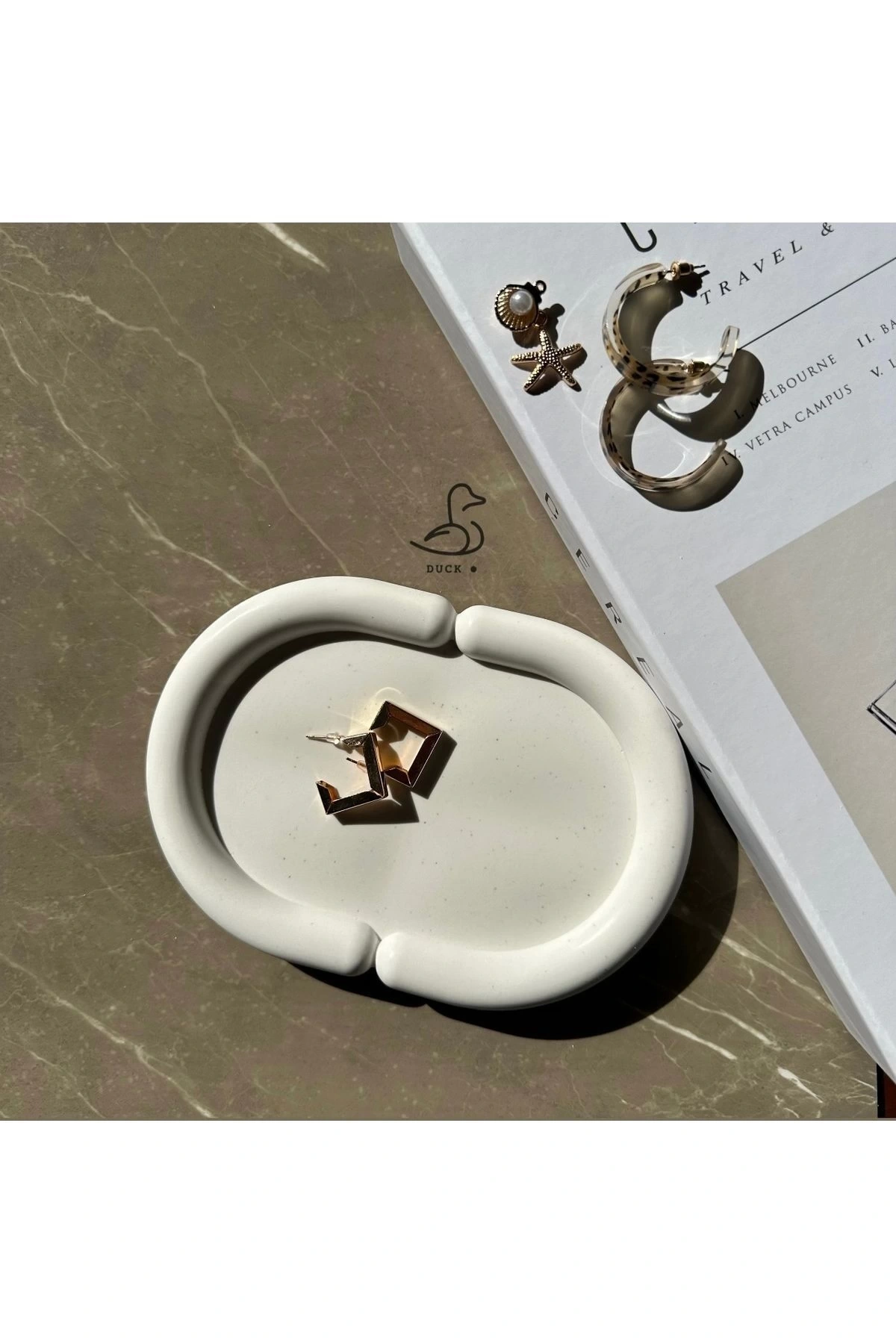 Bulut oval dekoratif tabak