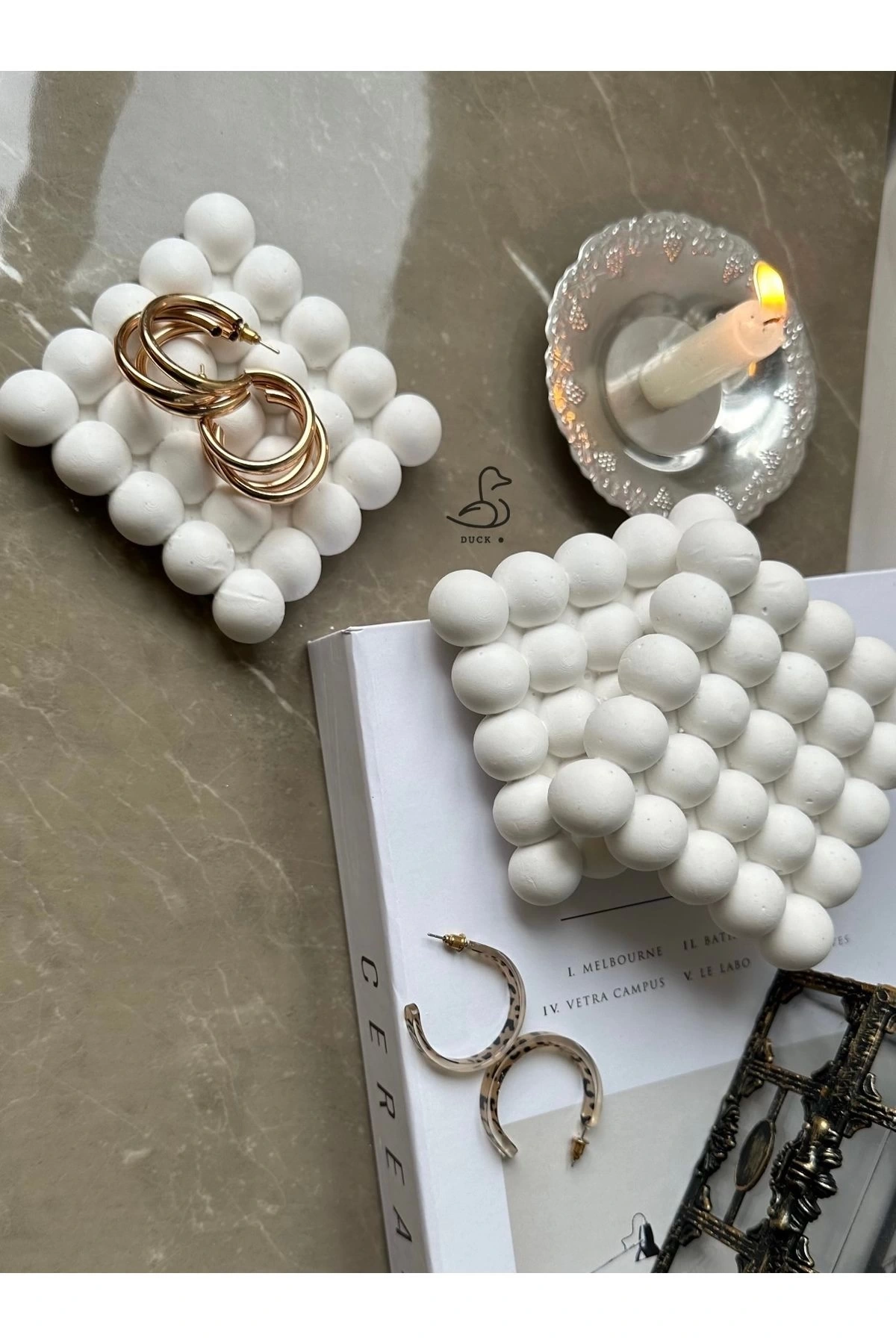 Bubble bardak altlık dekoratif tabak