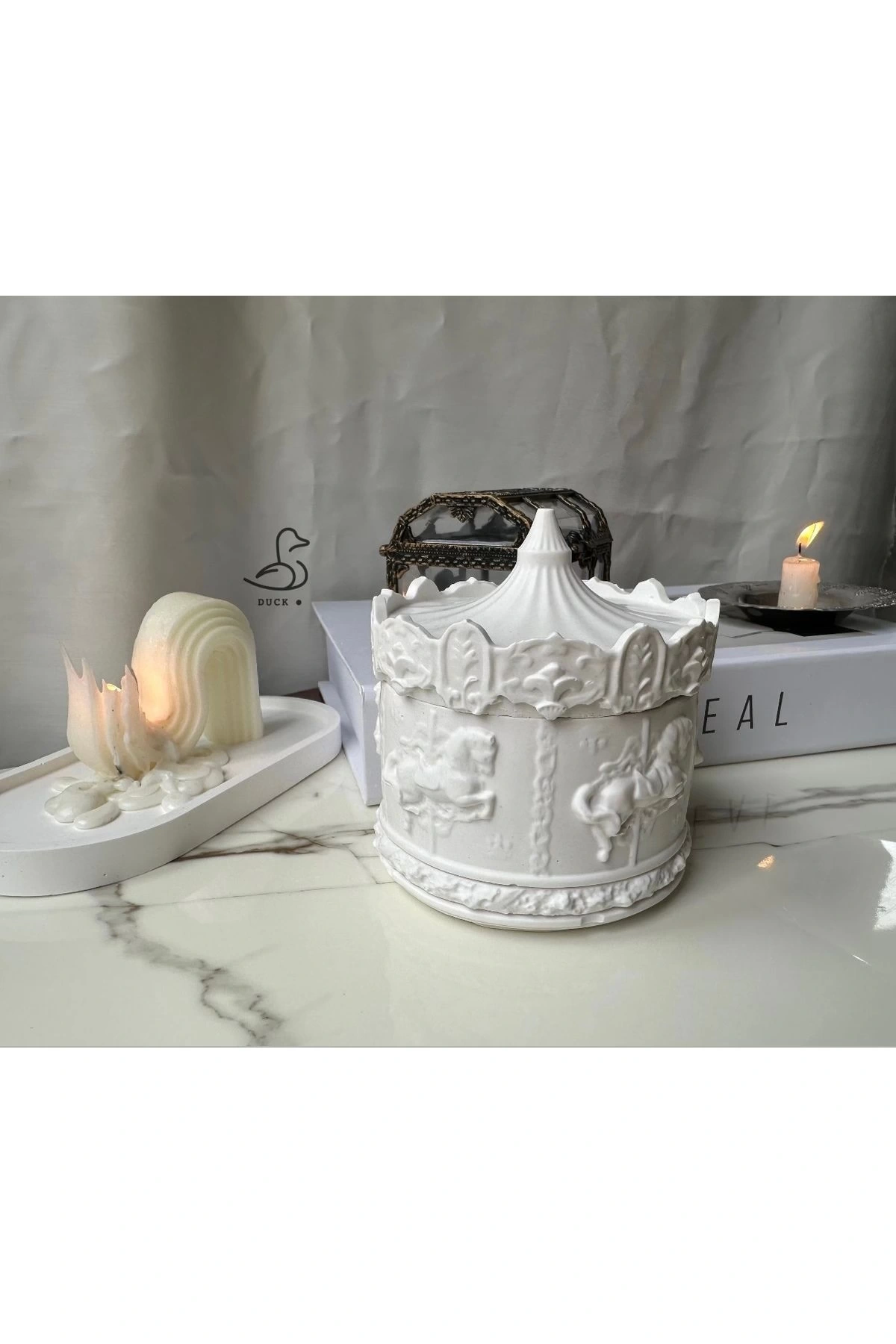 Atlı karınca dönme dolap dekoratif obje