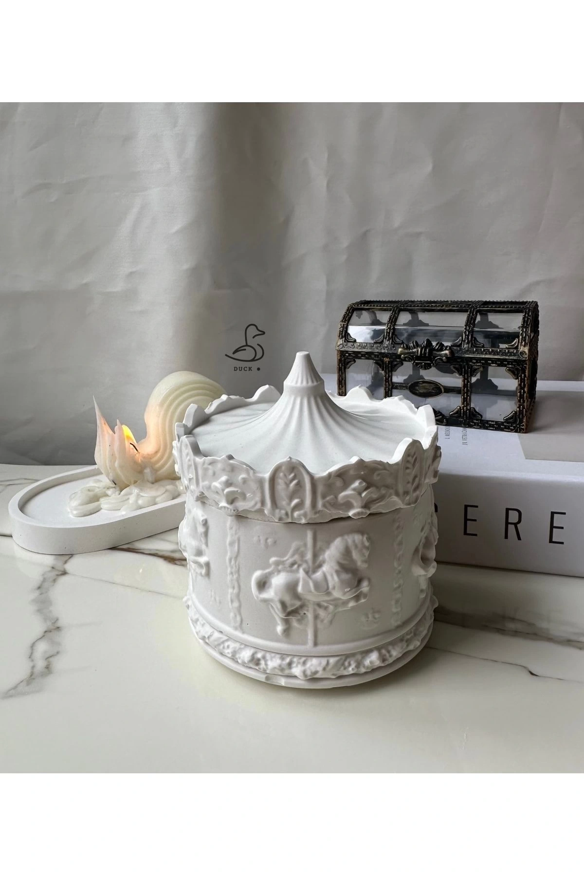 Atlı karınca dönme dolap dekoratif obje