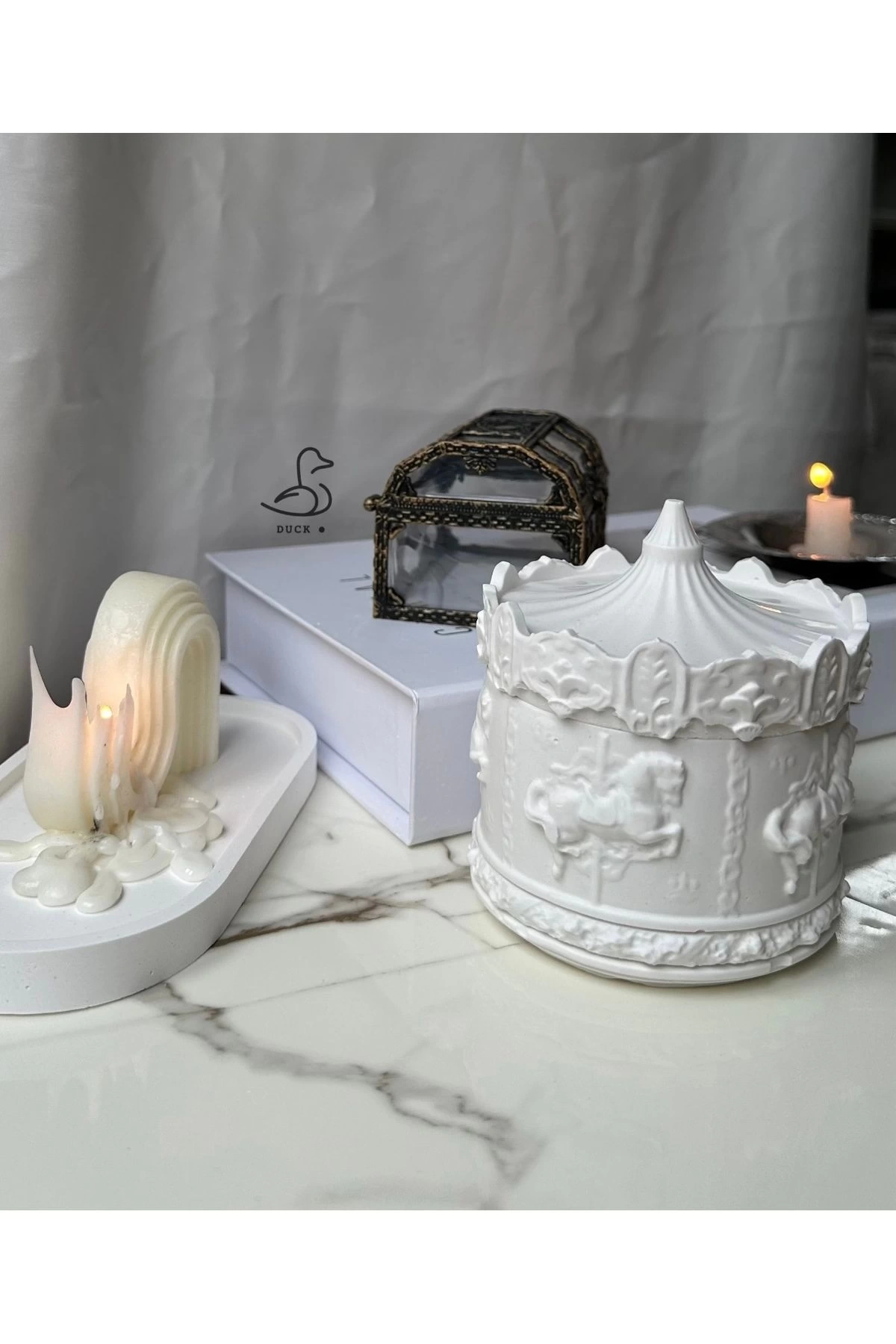 Atlı karınca dönme dolap dekoratif obje