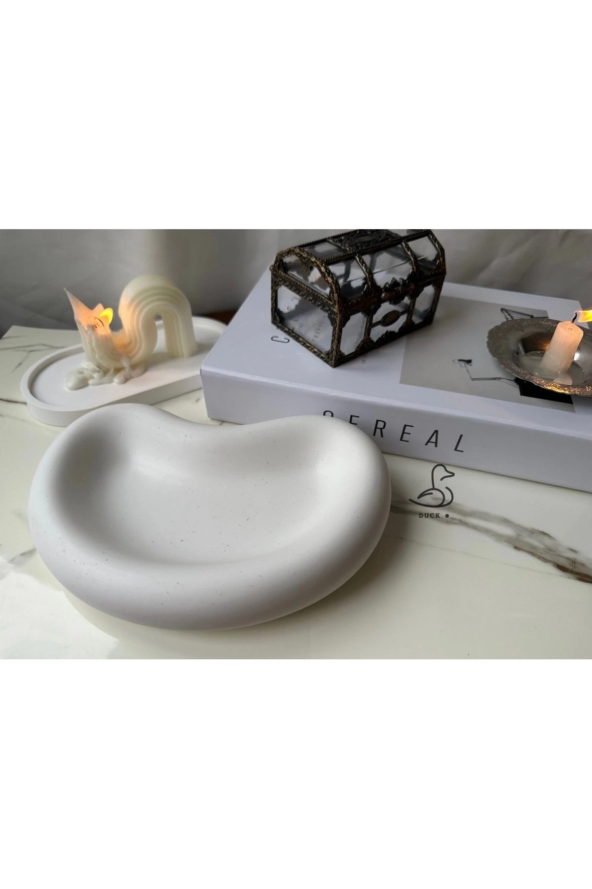 Oval görünümlü dekoratif tabak